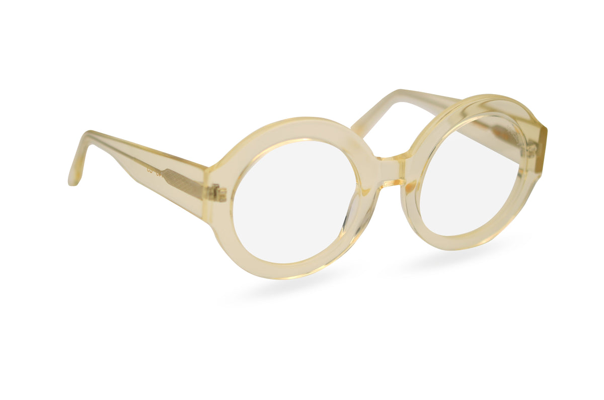 Round Vintage Crystal Frames | Italian Circle Glasses | SPECS