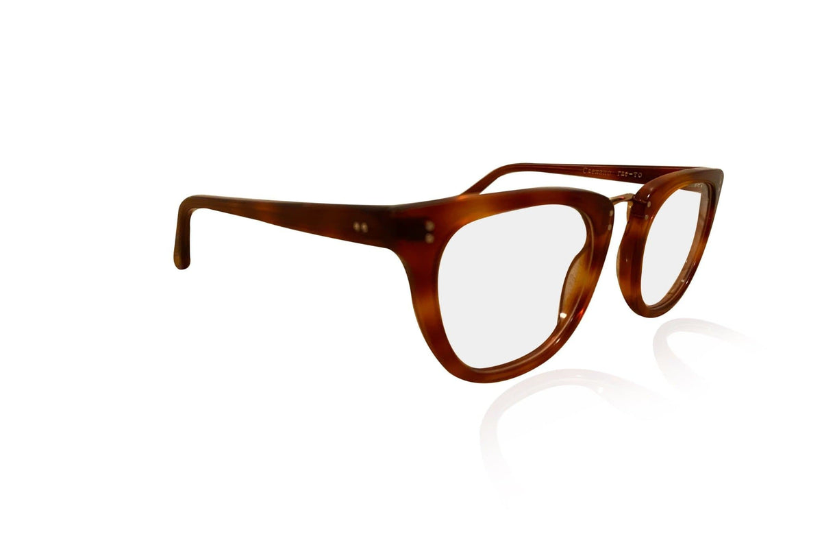 brown glasses