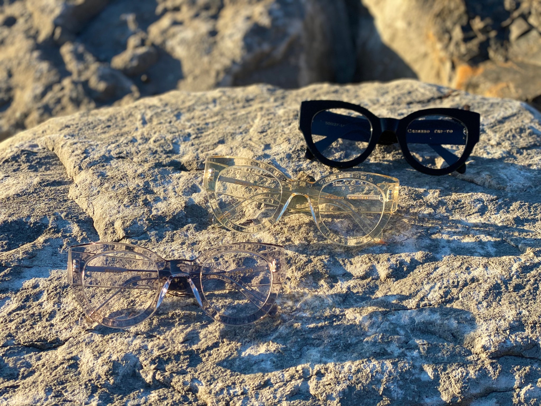 Big Crystal Cat Eye Glasses | SPECS