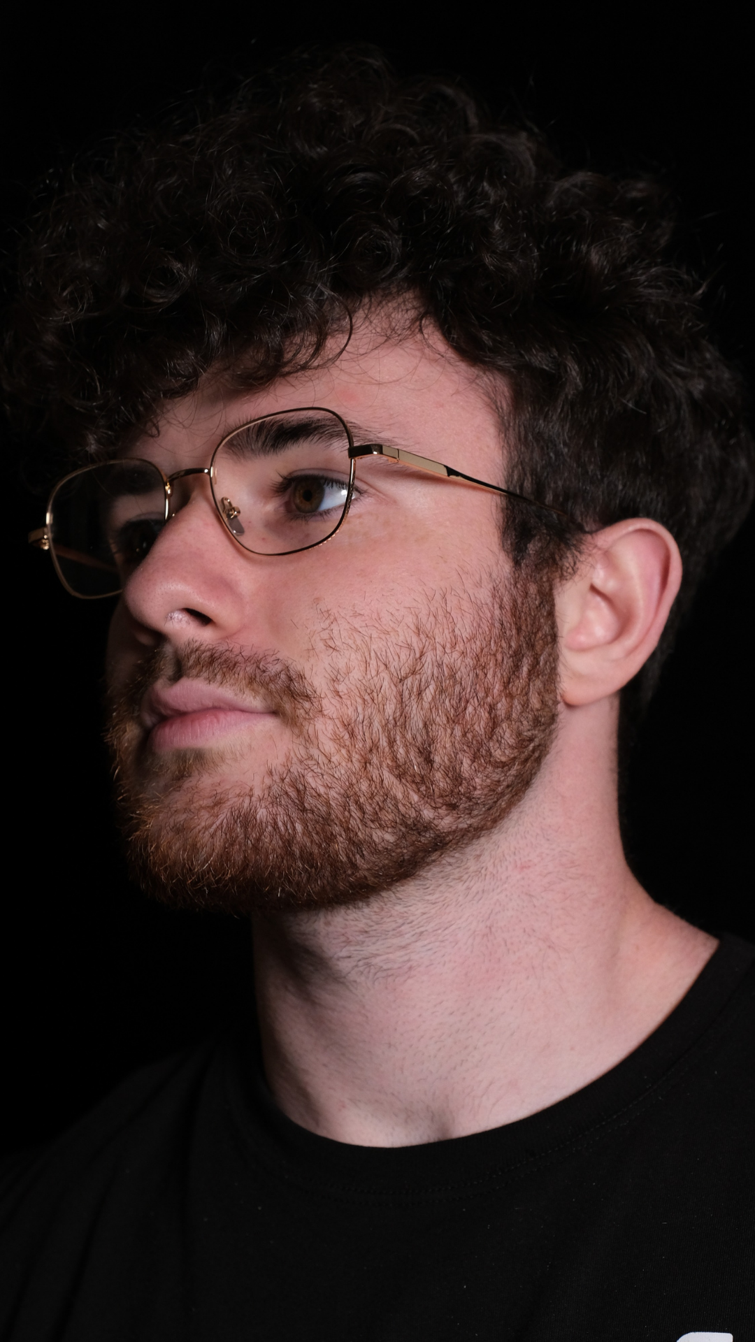 gold glasses